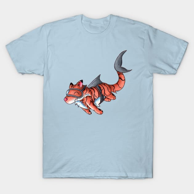 Tiger Shark T-Shirt by KristenOKeefeArt